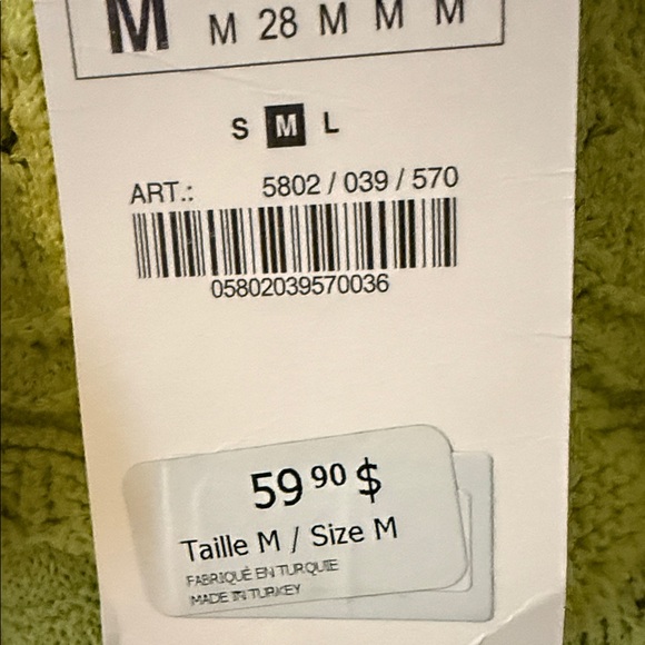 Zara Lime Crochet Maxi Dress - Picture 6 of 6